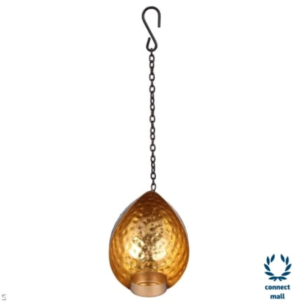 Hanging Sconce Tea Light Candle Holder For Home Decoration - Metal, Tea Light Candle Hoder, Pack of1